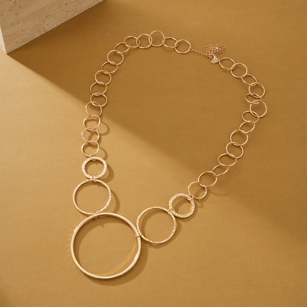Gold Circle Waist Chain – Trendy Stainless Steel Body Chain Jewelry for Women