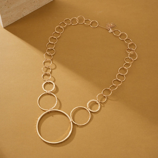 Gold Circle Waist Chain – Trendy Stainless Steel Body Chain Jewelry for Women