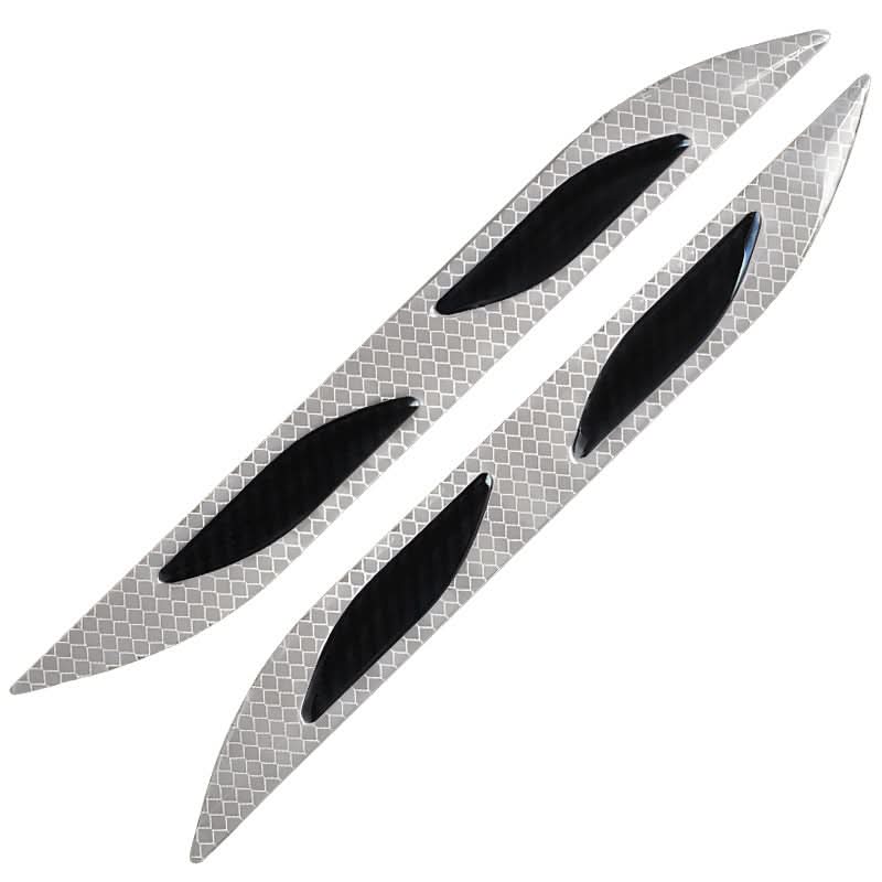 Carbon Fiber Car Fender Reflective Strips – Anti-Scratch & Anti-Collision Body Stickers