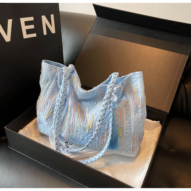 Casual Trend Large Capacity Tote Bag - Fashionable Shoulder Bag