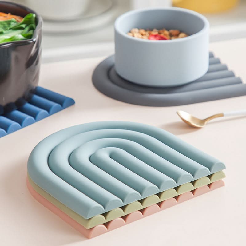 Rainbow Silicone Pot Mat & Insulation Pad
