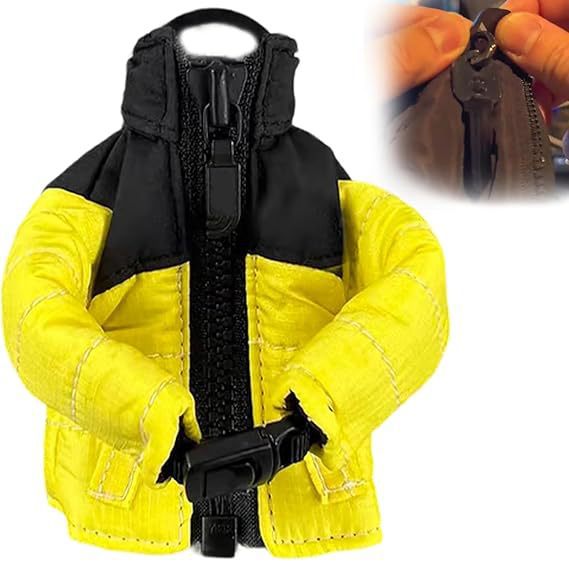 Mini Down Jacket Keychain – Cartoon Puffer Coat Bag Charm