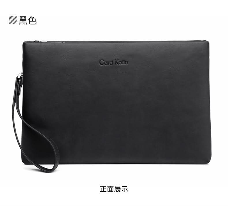 Men’s PU Leather Clutch Bag – Business Handbag & Envelope Wallet