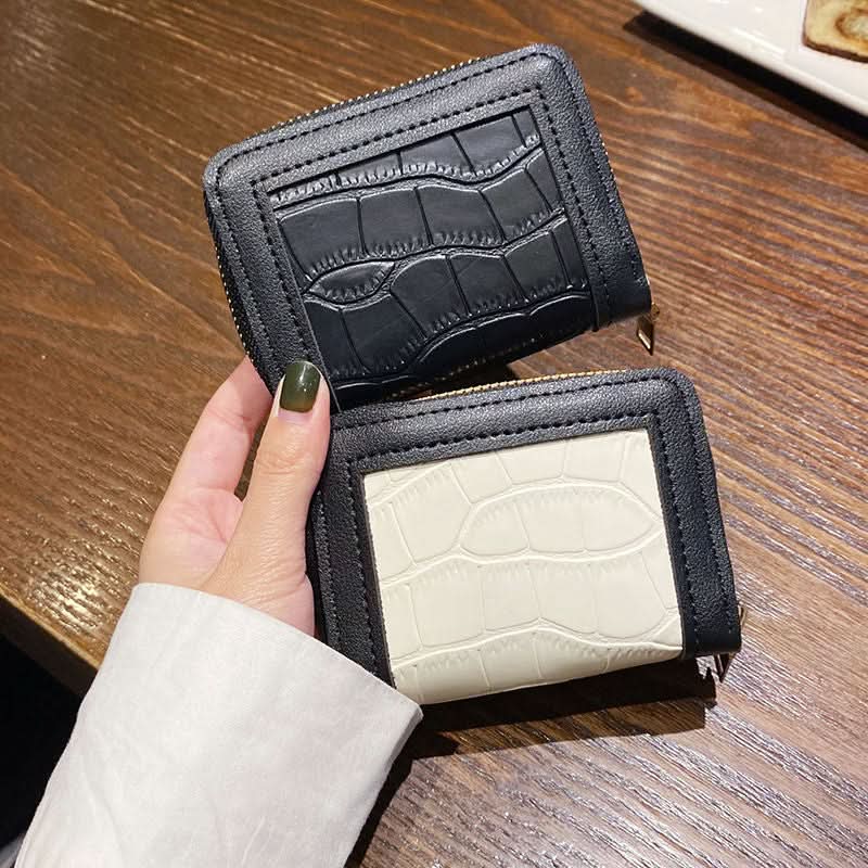 Large Capacity Crocodile Pattern Card Holder