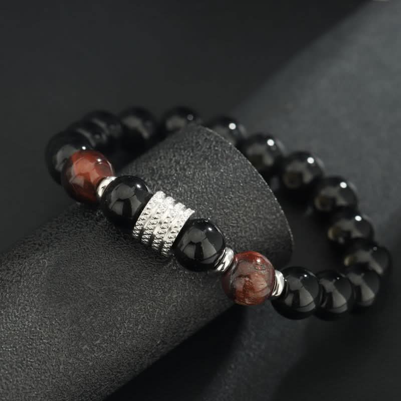 Unisex Retro Tiger Eye Bracelet – Beaded Jewelry