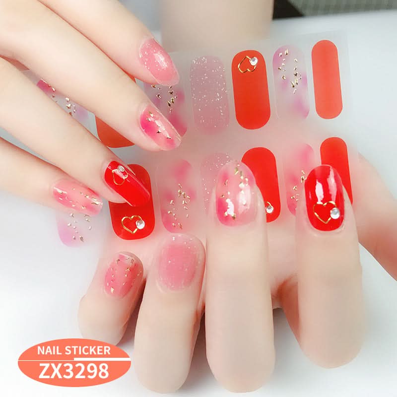 3D Star Diamond Nail Stickers Set