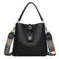 Women's Large-Capacity Stylish PU Leather Bucket Bag – Handbag for Work & Travel