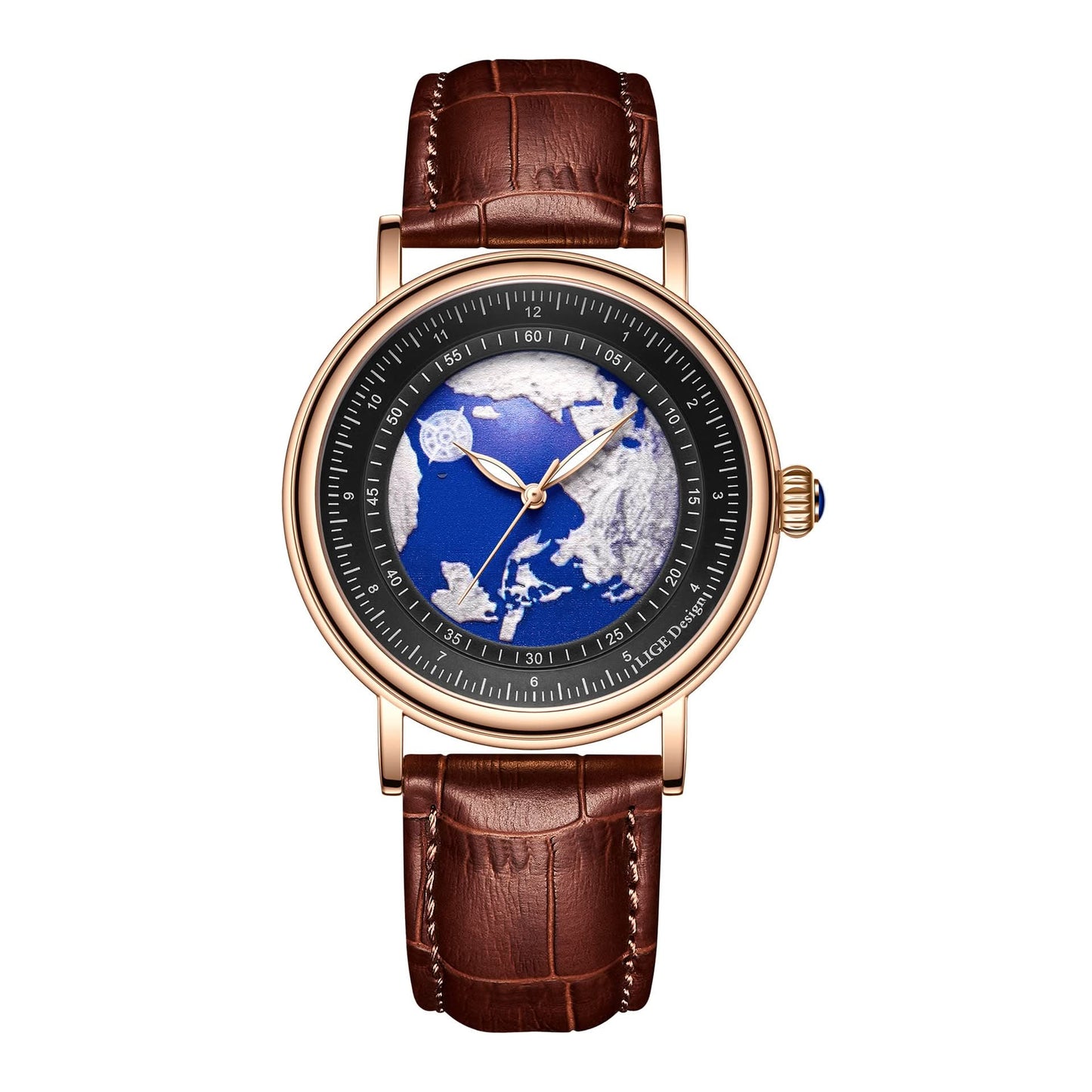 Men's Fashionable Quartz Watch – Business Style, Night Light