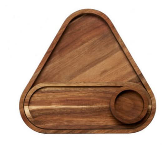 Creative Acacia Wood Dessert & Fruit Storage Tray