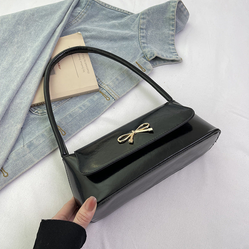 Small Armpit Shoulder Bag for Women – Trendy PU Chain Pillow Purse