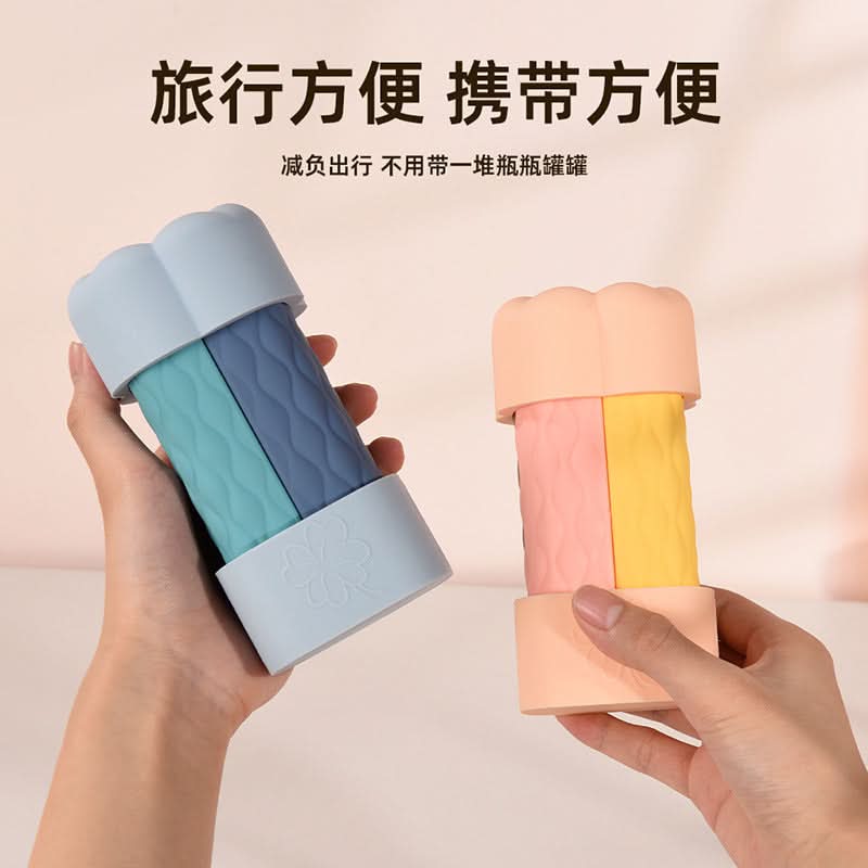 4-in-1 Silicone Travel Refill Bottles Set – Leak-Proof