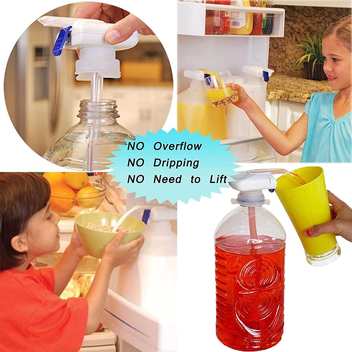 Automatic Beverage Straw Pump for Easy Drinking