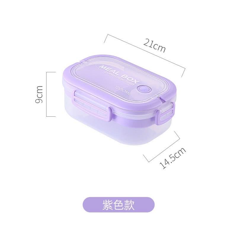 1200ml Double-Layer Bento Leakproof Food Lunch Box – Microwave-Safe