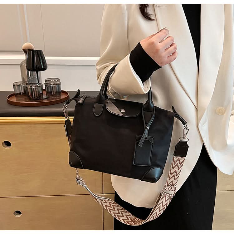Women's Lightweight Nylon Handbag – Shoulder & Crossbody Bag
