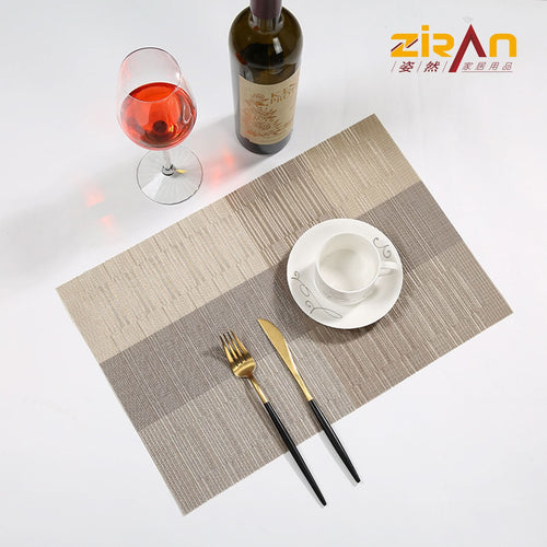 Bamboo Textilene Non-Slip Waterproof Placemats