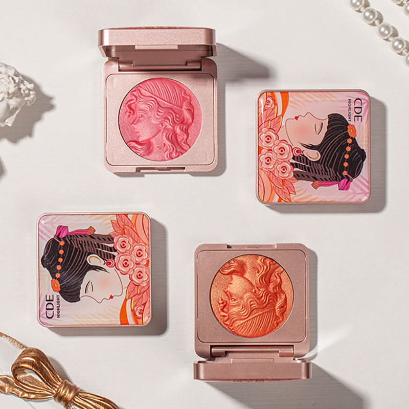 Natural Glow Blush – Soft Matte & Shimmer Finish, Long-Lasting, Brightening