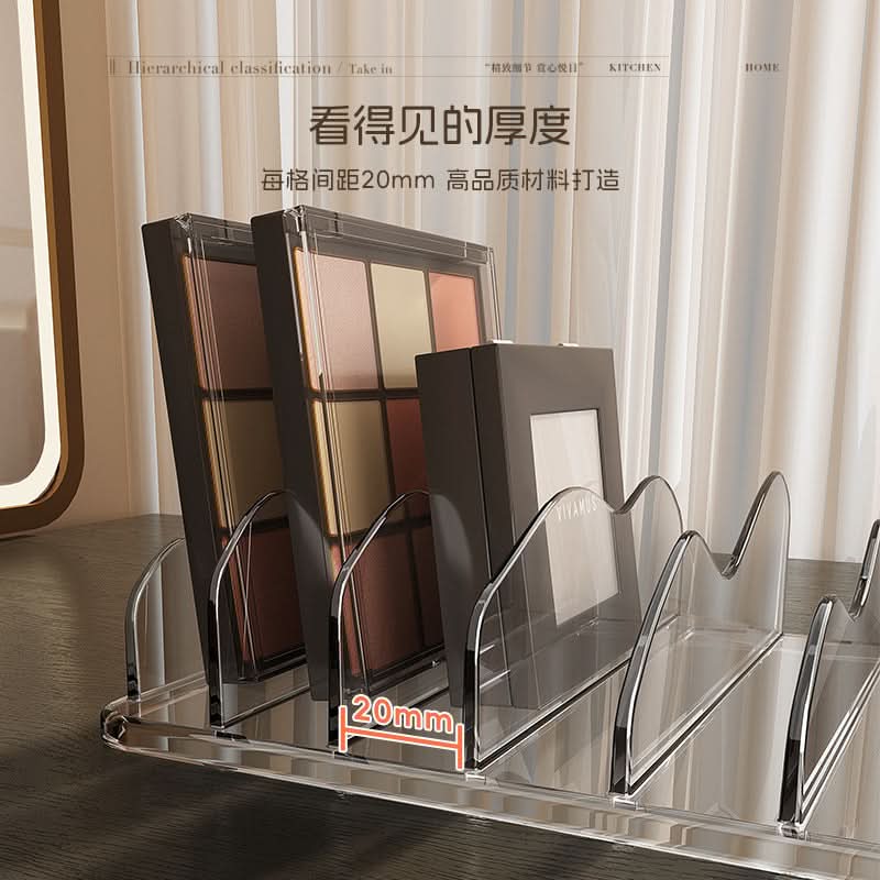 Clear Acrylic Eyeshadow & Makeup Organizer (Set of 2)