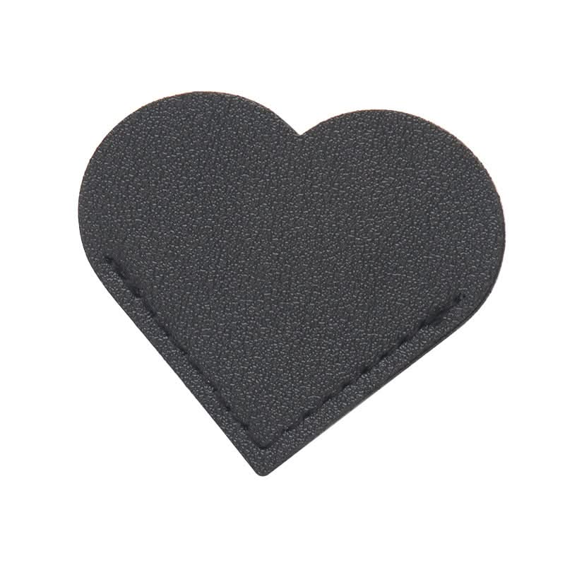 Pack of 2-pcs Heart-Shaped Leather Bookmark