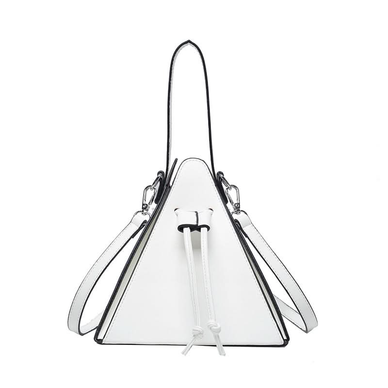 Macaron Color Triangle Shoulder Bag for Women