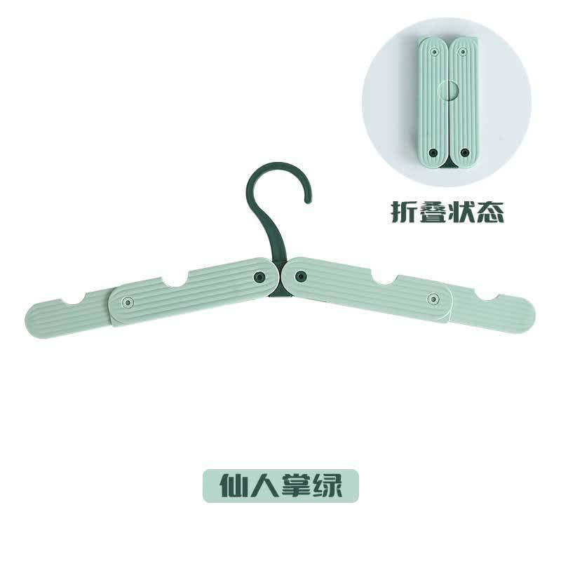 Pack of 2 Foldable Travel Clothes Hangers – Portable