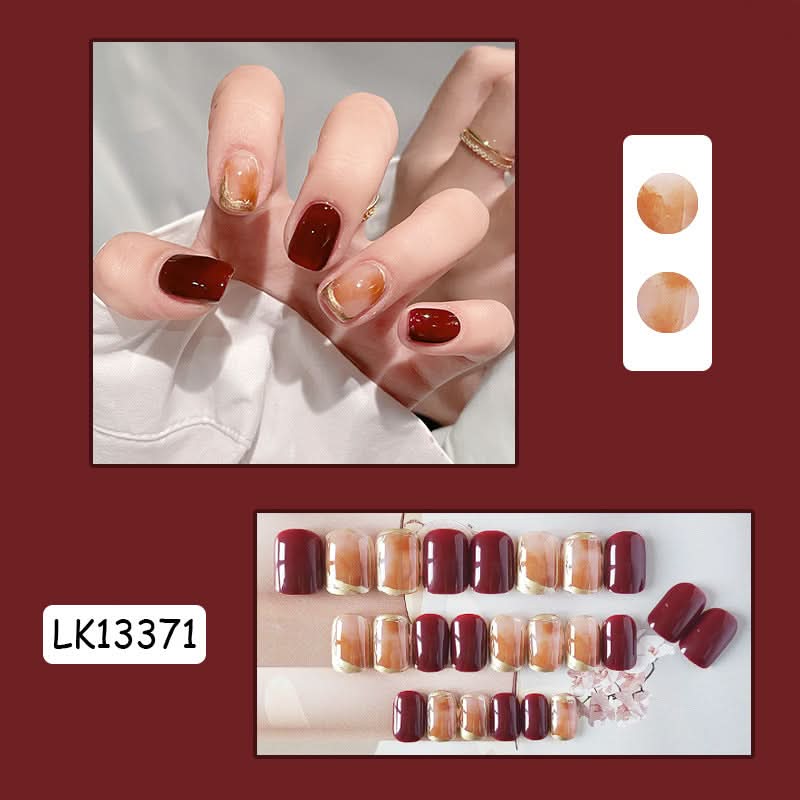 Autumn & Winter Style Colored Nail Art Pieces