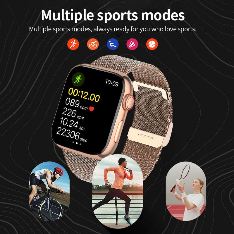 Smart Sports Watch with Bluetooth Calling – Fitness Tracker for Students & Adults