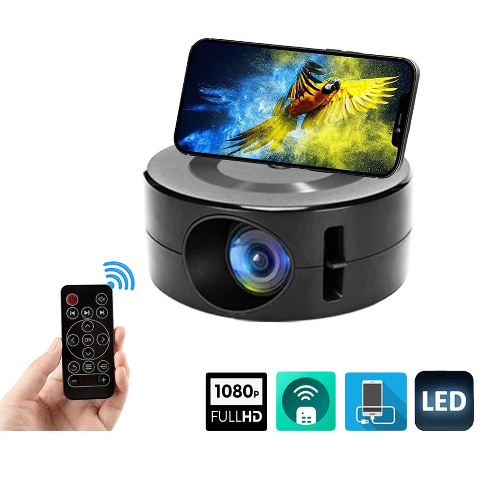 Mini Smart Home Projector – Portable Wi-Fi Wireless Phone Projector