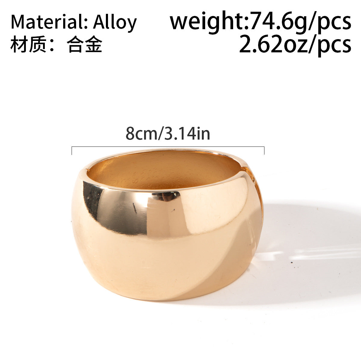 Fashion Bracelet for Women – Wide Geometric Cuff Statement Jewelry, European Style Design