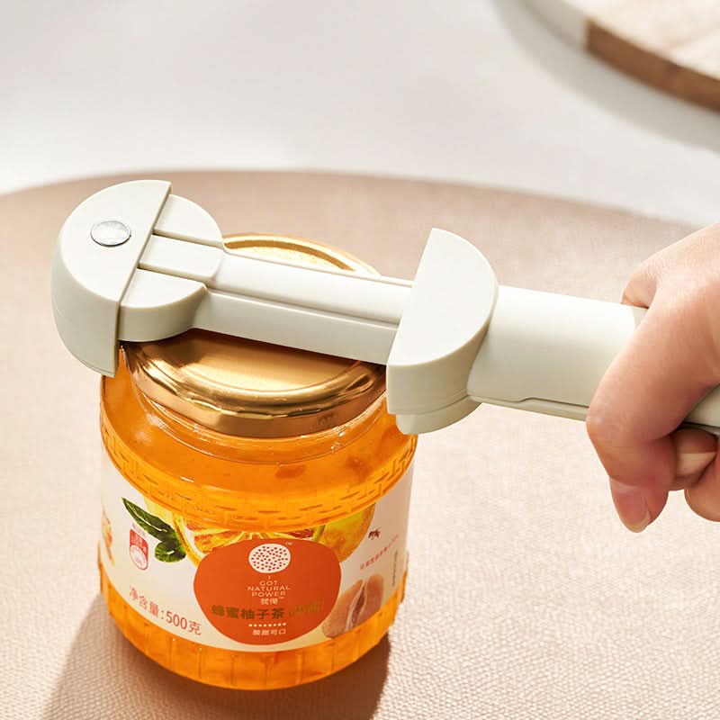 Multifunctional Can & Bottle Opener – Magnetic Lid, Screw Cap, Beer & Can Opener