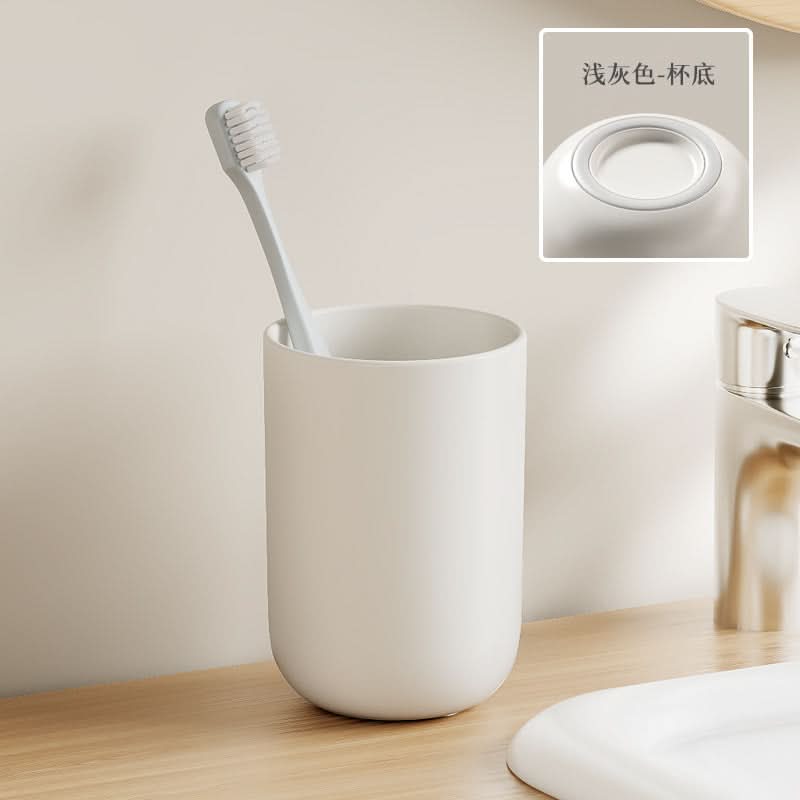 Durable Japanese-Style Mouthwash & Toothbrush Cup for Home & Dorm