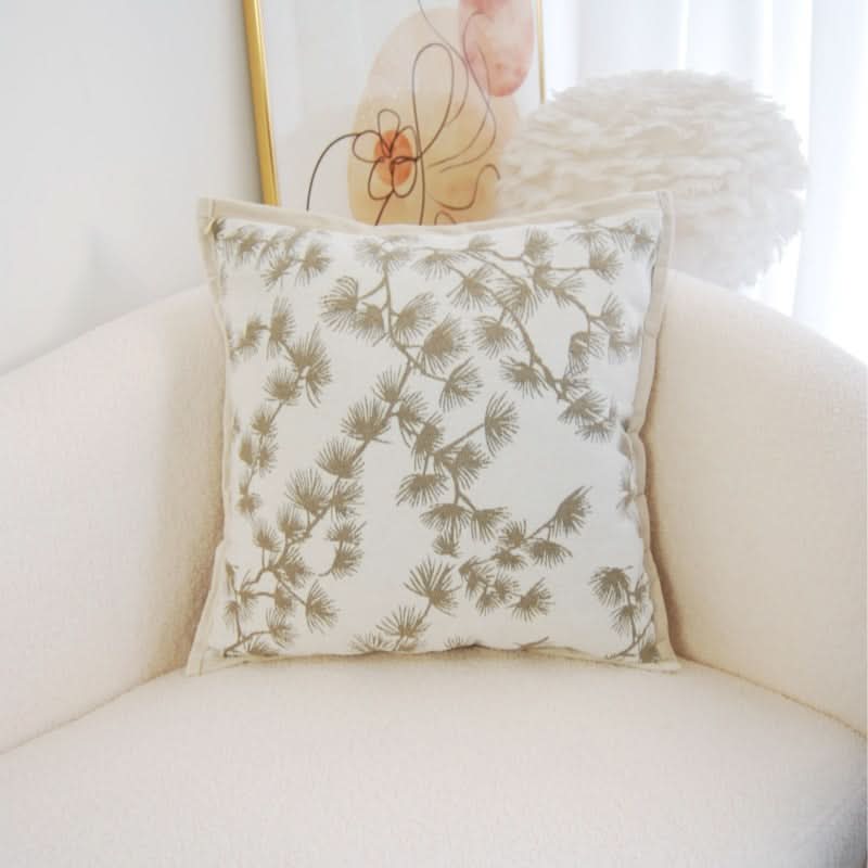 Black Light Luxury Vintage Embroidered Pillowcase