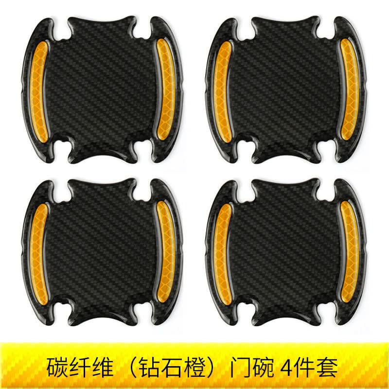 Carbon Fiber Car Fender Reflective Strips – Anti-Scratch & Anti-Collision Body Stickers