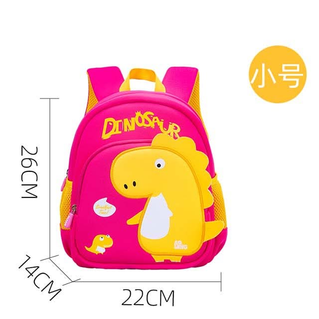 Cute Dinosaur Cartoon School Bag for Kids – Mini Backpack for Boys & Girls