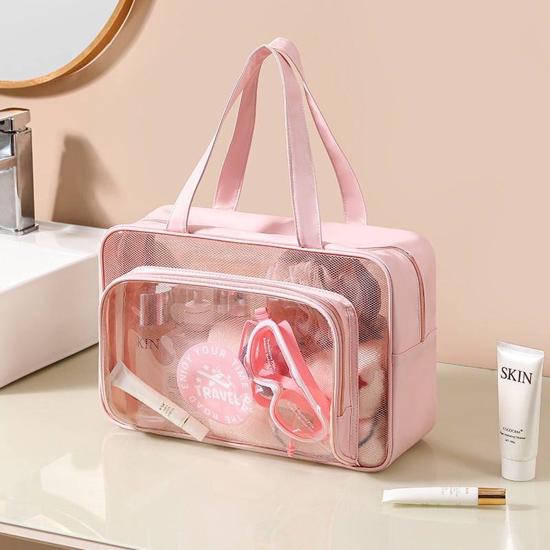 Waterproof Toiletry Bag – Large Capacity Travel Organizer with Wet & Dry Separation