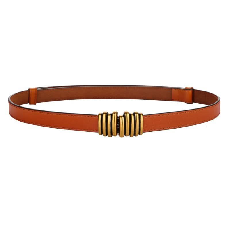 Women's Thin Leather Belt – Adjustable Waist Belt For Dresses, Coats & Sweaters