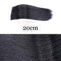 Straight Hair Root Pad Wig Piece for Women – Volumizing Fluffy High-Top Insert (Black)