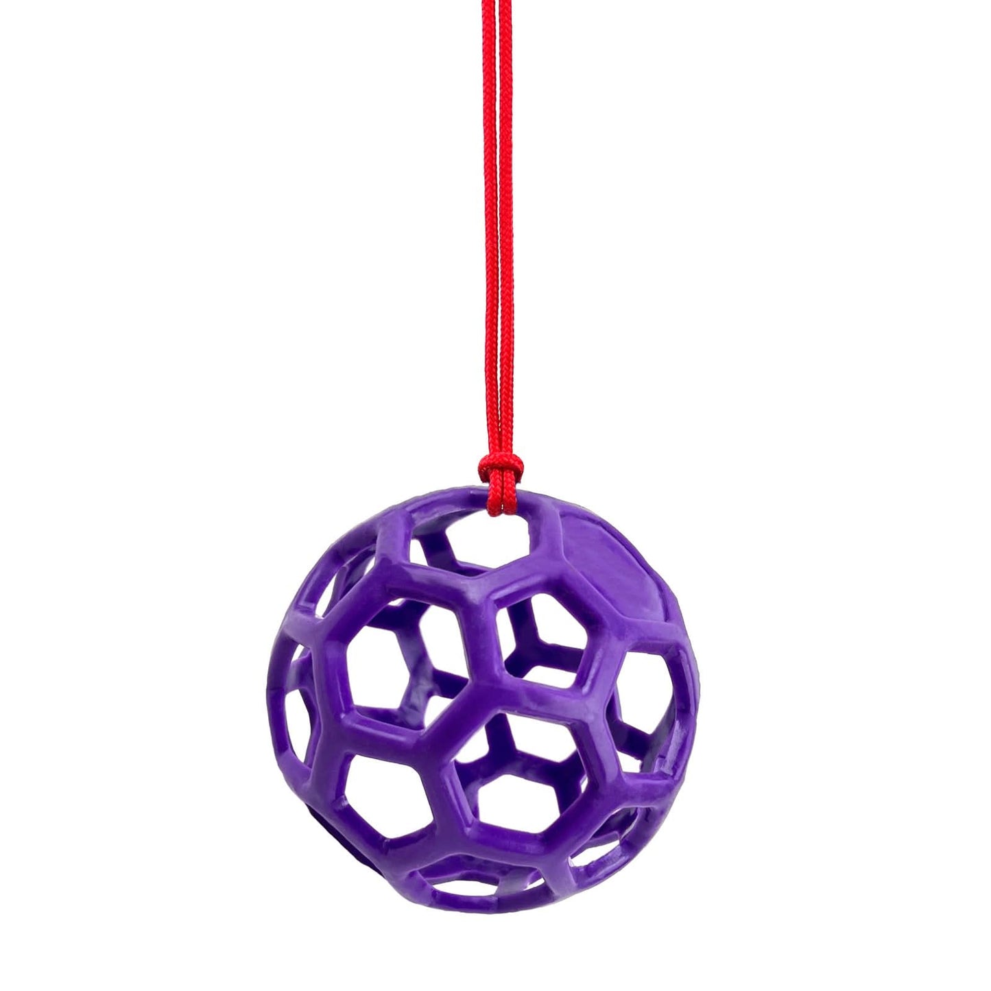 Plaid Silicone Horse Feeding Ball – Colorful Hay Dispenser