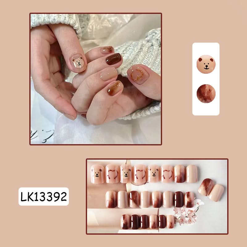 Autumn & Winter Style Colored Nail Art Pieces