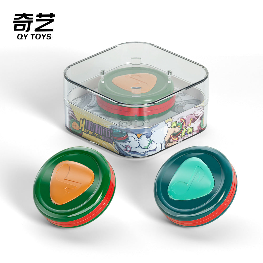 Qiyi PaPa Coin Fidget Spinner – Portable EDC Decompression Toy & Educational Tool for Kids