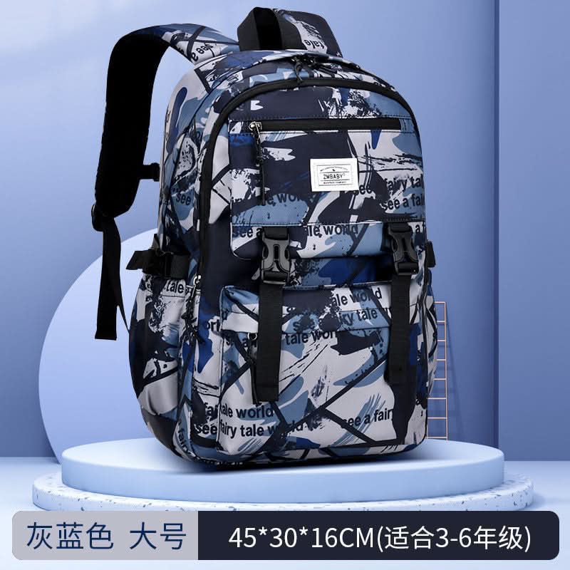 Waterproof Camouflage School Backpack for Boys - Lightweight School Bag