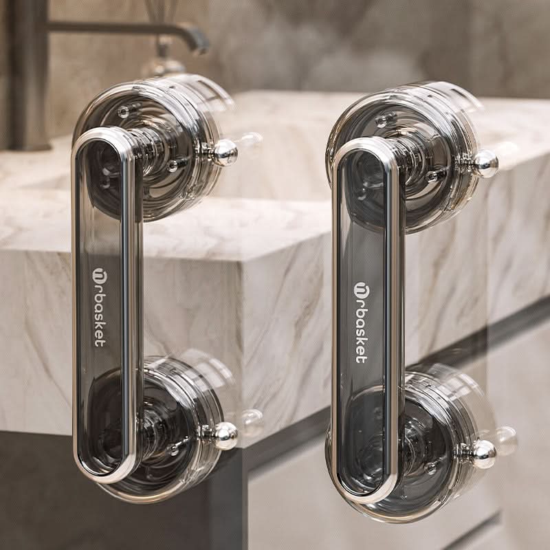 Punch-Free Suction Cup Glass Door Handle – For Cabinets & Refrigerators