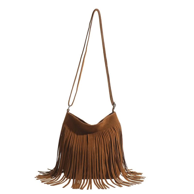 Trendy Tassel Shoulder Bag – Large-Capacity Korean Style Bag