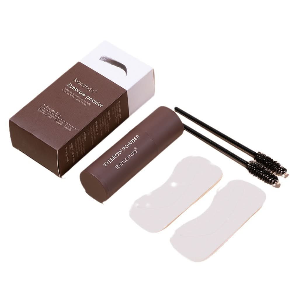 Eyebrow & Hairline Powder – Natural Hairline Shadow & Brow Filler, with Stencils & Brushes