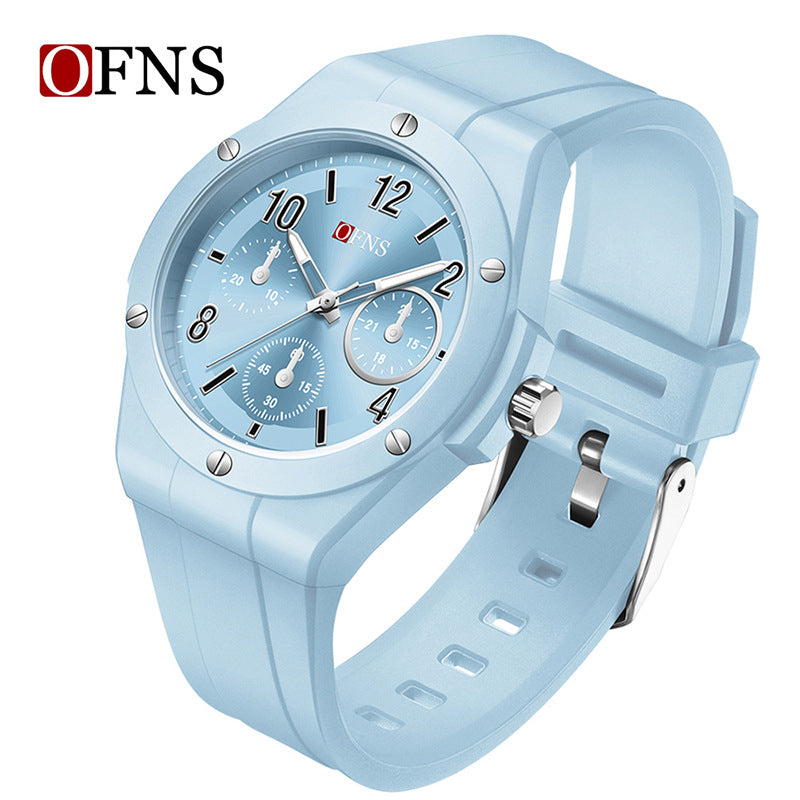 OFNS Waterproof Luminous Student Quartz Watch – Japanese Movement Wristwatch