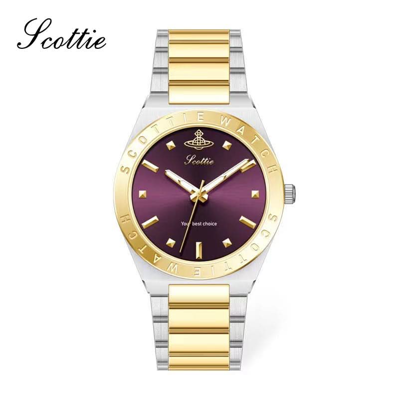 Women's Stainless Steel Watch, Large Dial