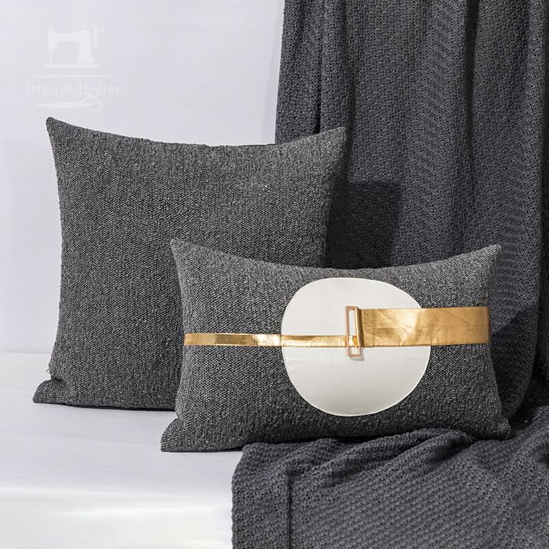 Modern Light Luxury Splicing Pillowcase
