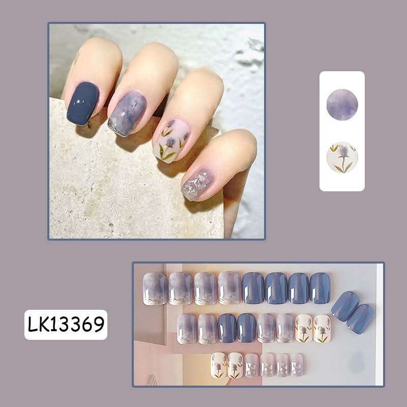 Autumn & Winter Style Colored Nail Art Pieces