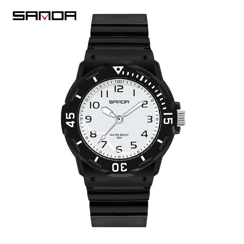 Sanda Women’s Luminous Quartz Watch – Waterproof Casual Analog Watch