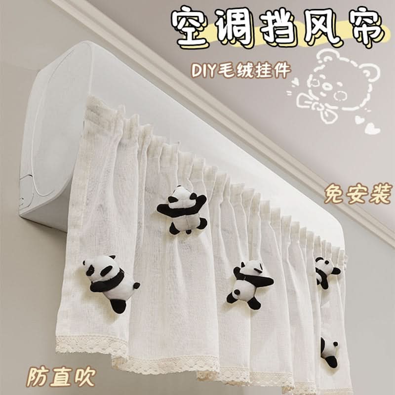 Air Conditioner Wind Shield – Summer Breeze Deflector & Dust Curtain for Cribs