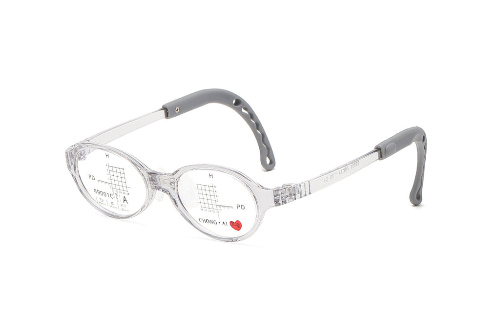 Toddler Glasses Frame for Ages 1–3 – Flexible Silicone Eyewear with Adjustable Temples